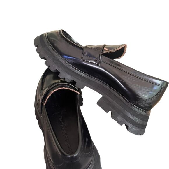 Alexander McQueen Black Leather Wander Loafers Size 36.5 - Picture 6 of 9